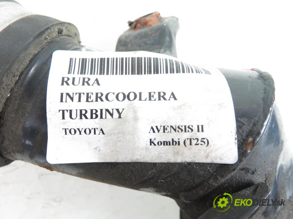 TOYOTA AVENSIS Kombi (_T25_) KOMBI 2003 1995,00 Przewody chłodnic powietrza 1995,00 Rúra intercoolera turba