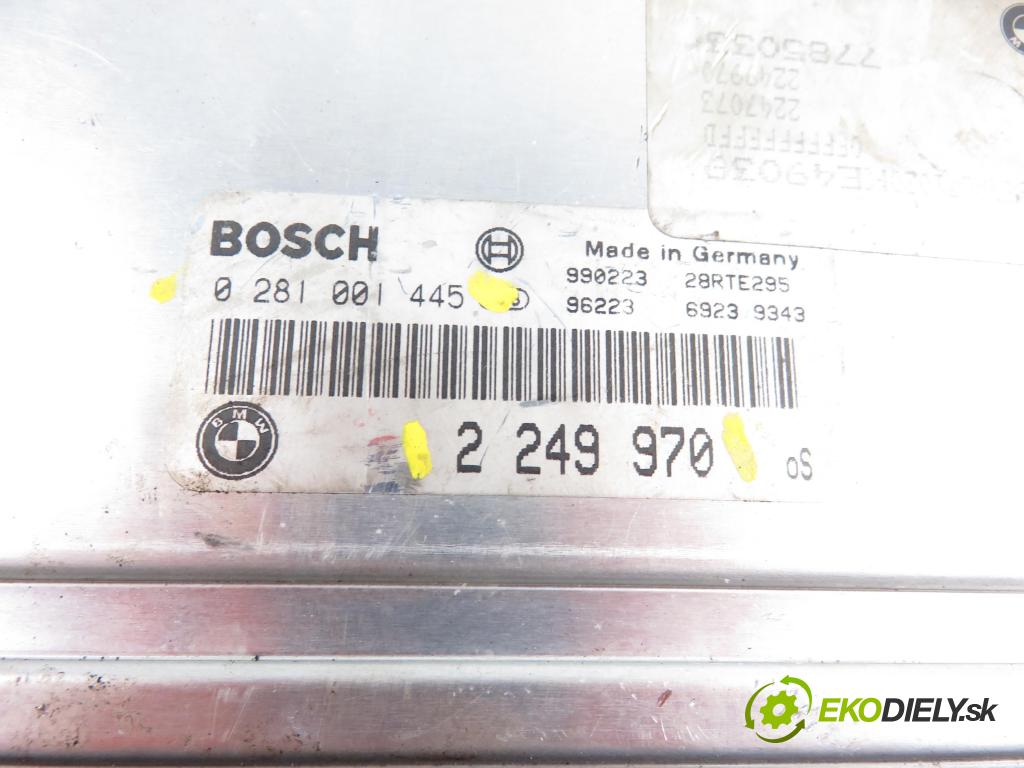 BMW 3 Touring (E46) KOMBI 2000 1951,00 Sterowniki silnika 1951,00 Riadiaca jednotka Motor 0281001445;2249970