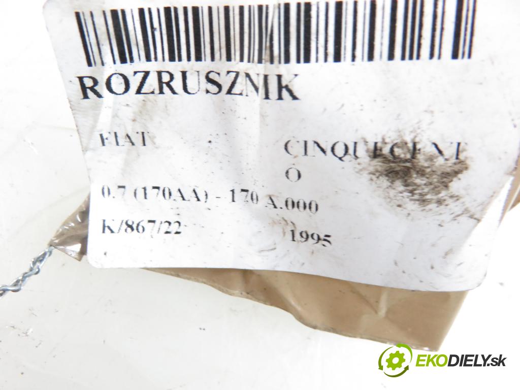 FIAT CINQUECENTO (170_) HB 1995 704,00 Rozruszniki kompletne 704,00 Štartér  (Štartéry)