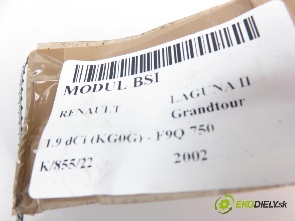 RENAULT LAGUNA II Grandtour (KG0/1_) KOMBI 2002 1870,00 Skrzynki bezpieczników 1870,00 MODUL BSI 8200148809