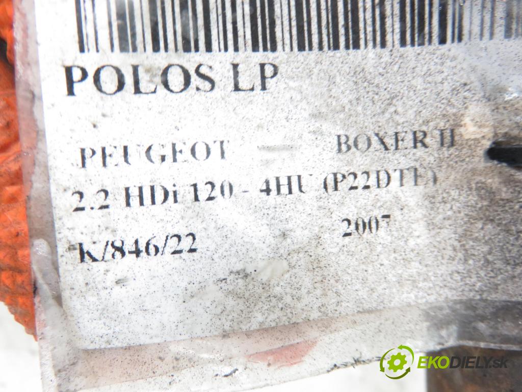 PEUGEOT BOXER Skrzynia FURGON 2007 2198,00 Półosie 2198,00 Poloos LP