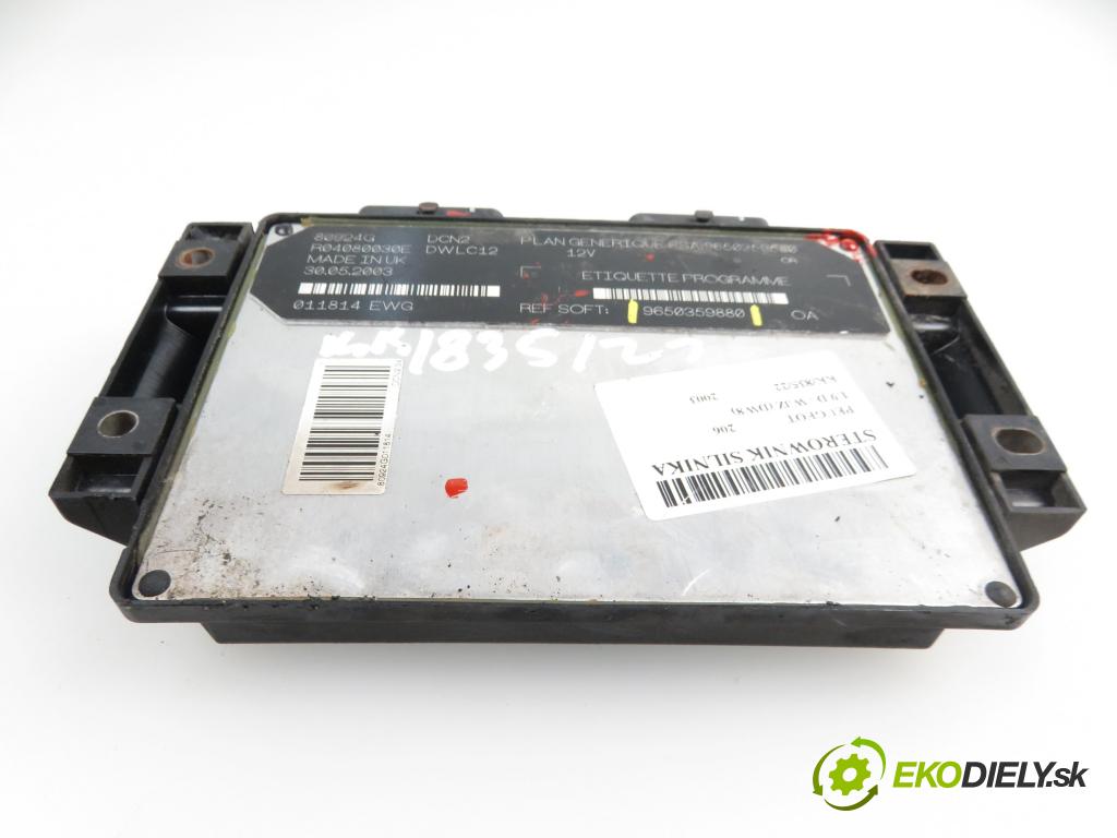PEUGEOT 206 liftback (2A/C) HB 2003 1868,00 Sterowniki silnika 1868,00 Riadiaca jednotka Motor 9650359880;9650359880;R04080030E