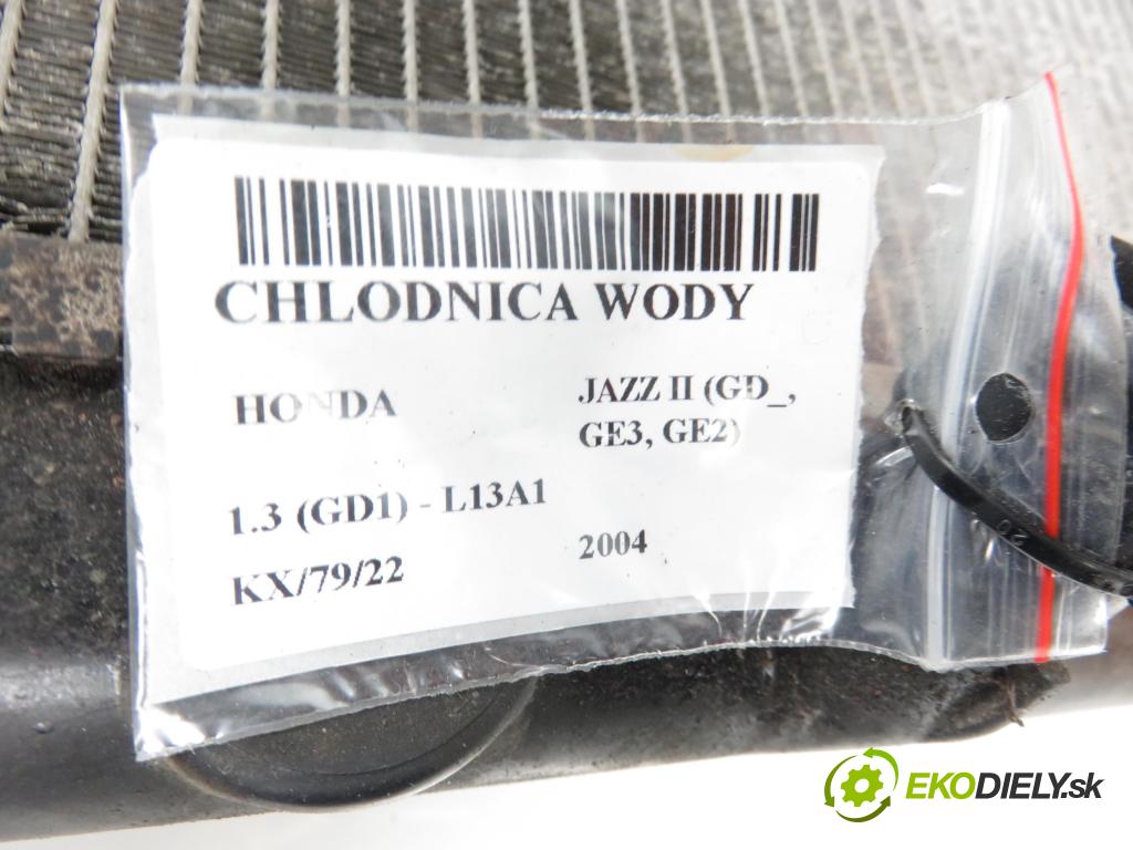 HONDA JAZZ II (GD_, GE3, GE2) HB 2004 1339,00 Chłodnice wody 1339,00 chladič vody 