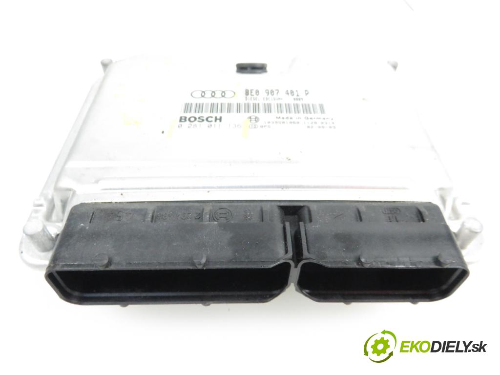 AUDI A6 Avant (4B5, C5) KOMBI 2002 2496,00 Sterowniki silnika 2496,00 Riadiaca jednotka Motor 8E0907401P;0281011136