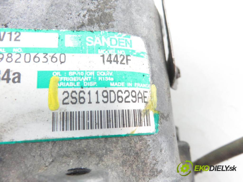 FORD FUSION (JU_) HB 2003 1399,00 Kompresory klimatyzacji 1399,00 KOMPRESOR: klimatizace 2S6119D629AE (Kompresory)