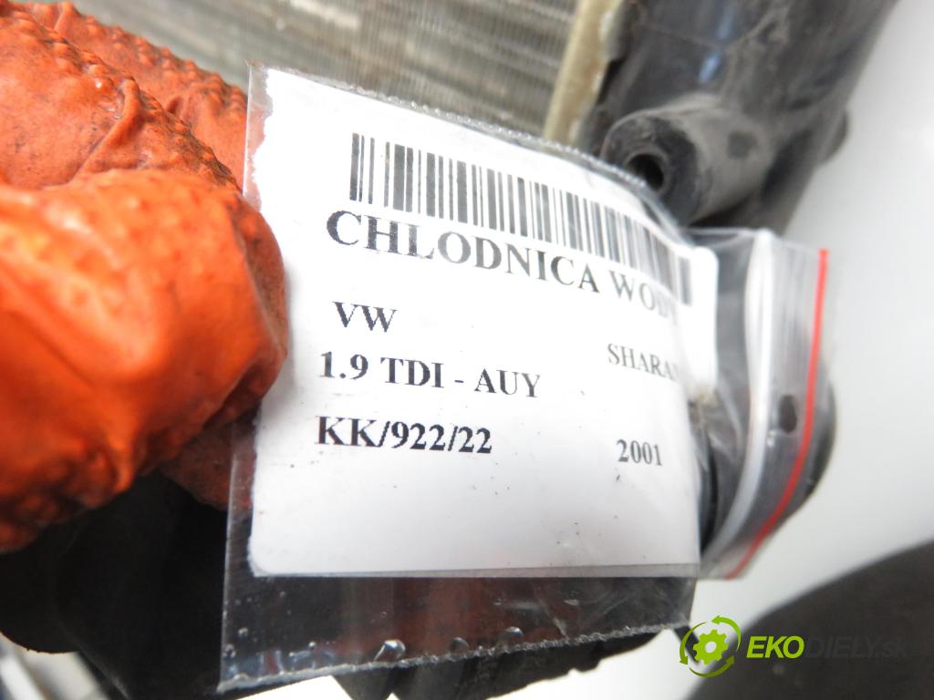 VW SHARAN (7M8, 7M9, 7M6) MINIVAN 2001 1896,00 Chłodnice wody 1896,00 chladič vody