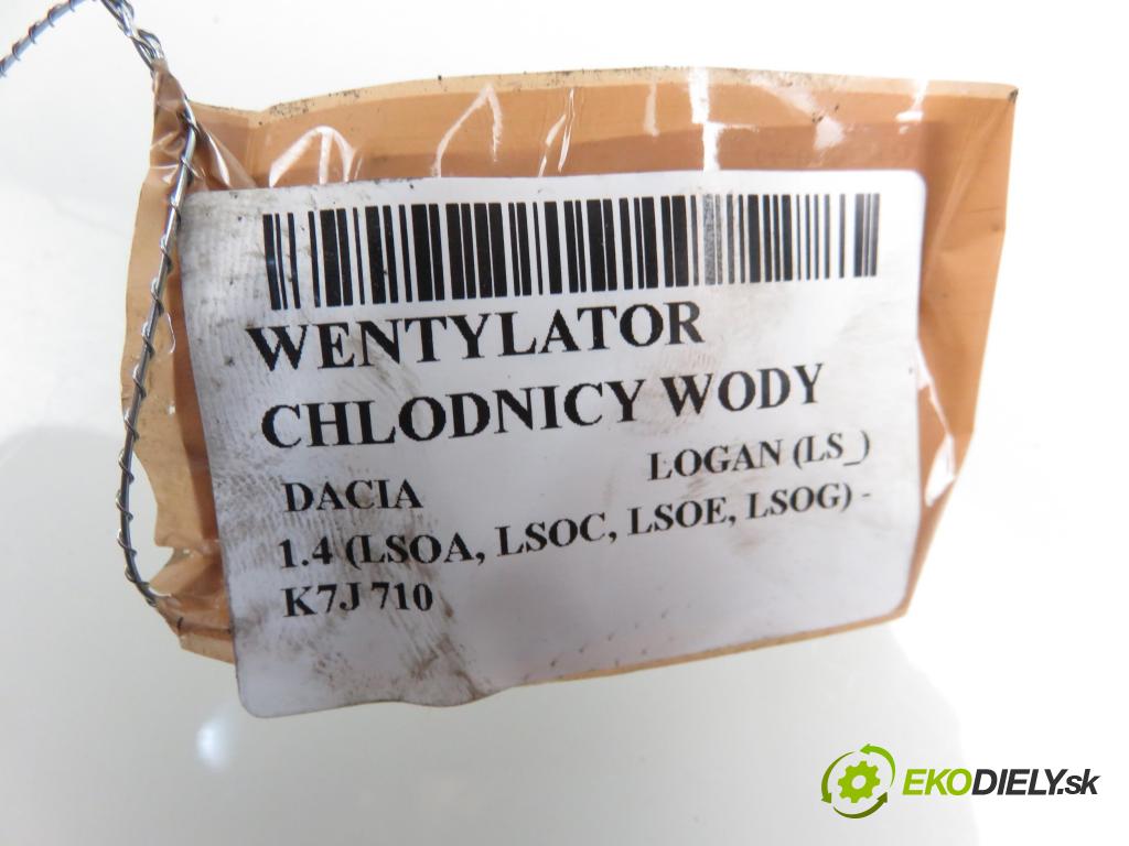 DACIA LOGAN (LS_) SEDAN 2005 1390,00 Wentylatory 1390,00 Ventilátor chladič vody 8200277810