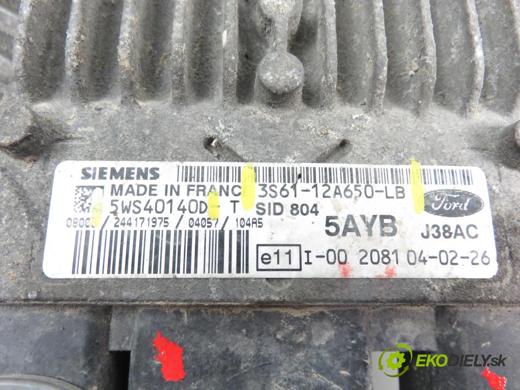 FORD FUSION (JU_) HB 2003 1399,00 Sterowniki silnika 1399,00 Riadiaca jednotka Motor 3S6112A650LB;5WS40140D