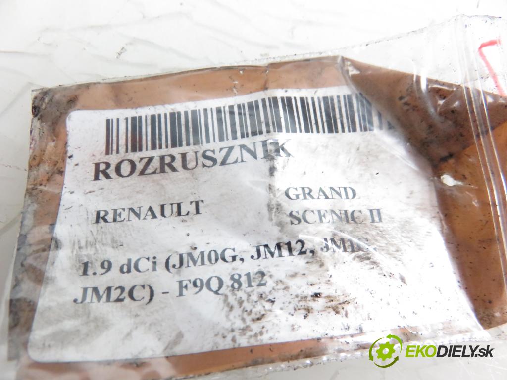 RENAULT GRAND SCENIC II (JM0/1_) MINIVAN 2004 1870,00 Rozruszniki kompletne 1870,00 Štartér 8200331251 (Štartéry)