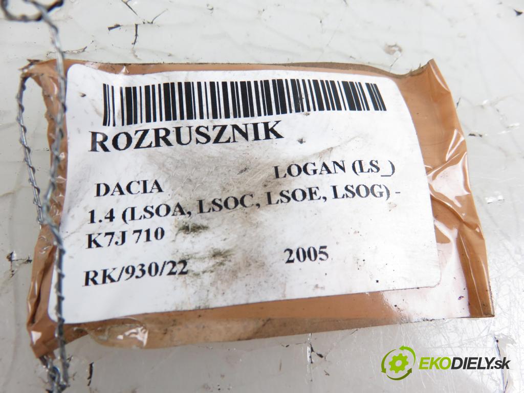 DACIA LOGAN (LS_) SEDAN 2005 1390,00 Rozruszniki kompletne 1390,00 Štartér 8200240487;M000T45171ZT (Štartéry)