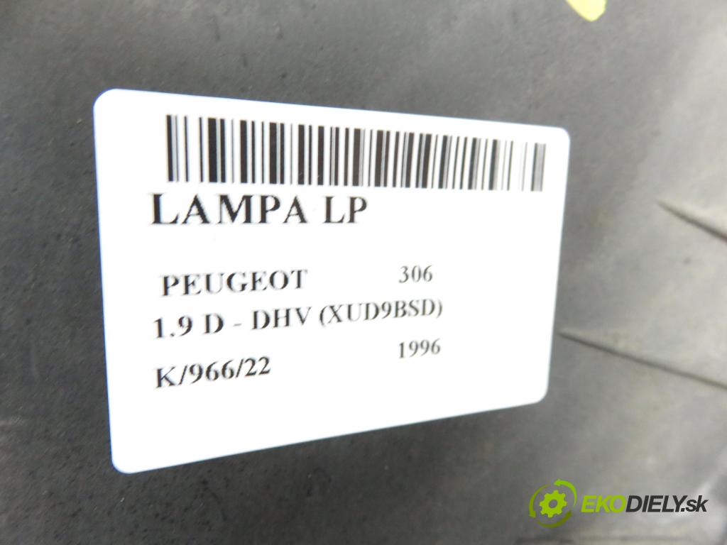 PEUGEOT 306 liftback (7A, 7C, N3, N5) HB 1996 1905,00 Lampy przednie 1905,00 Svetlo LP 