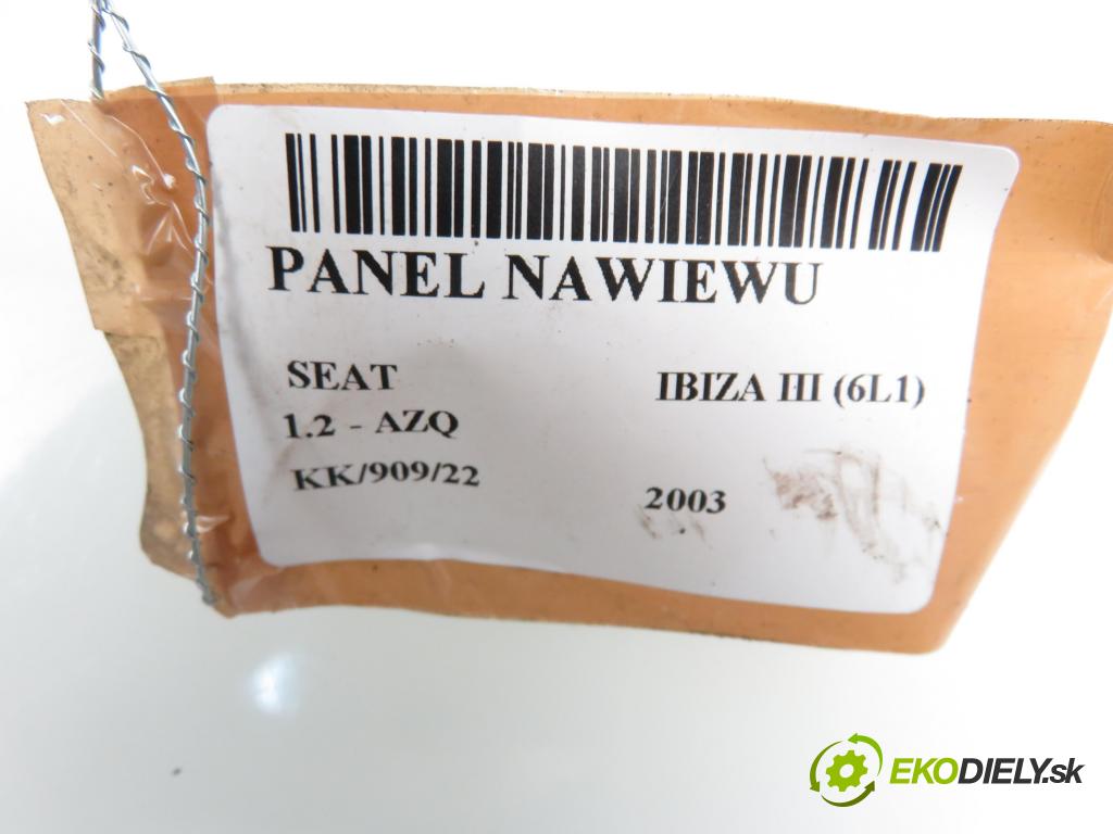 SEAT IBIZA III (6L1) HB 2003 1198,00 Panele sterowania, przełączniki 1198,00 Panel kúrenia 6L0819045