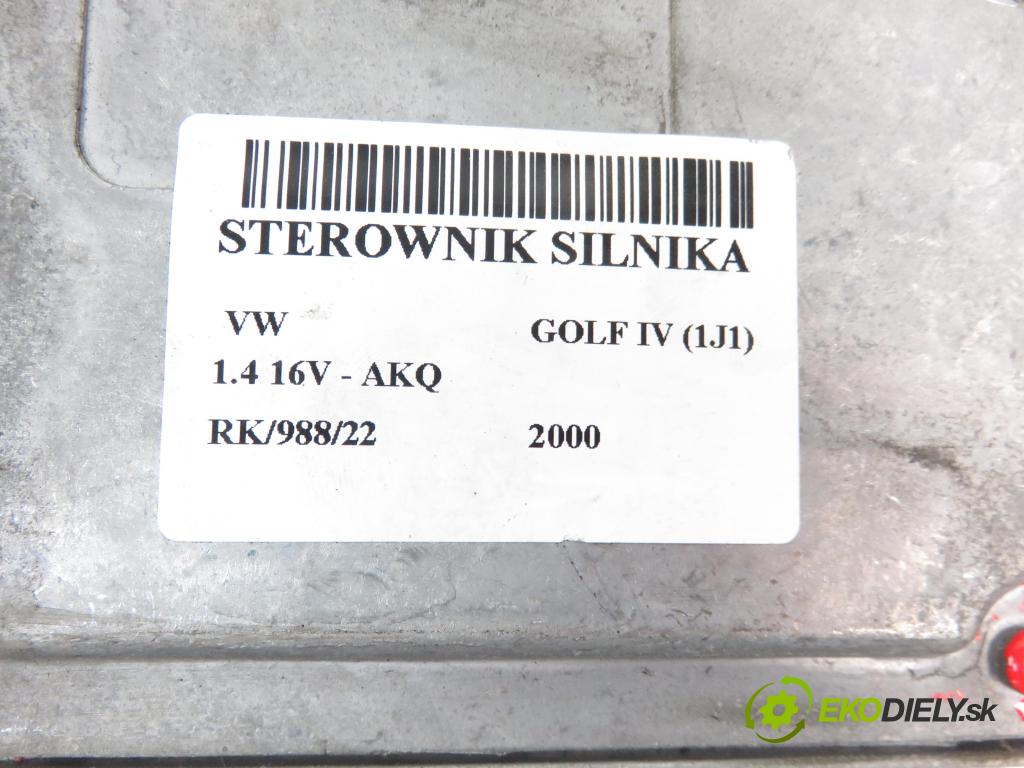 VW GOLF IV (1J1) HB 2000 1390,00 Sterowniki silnika 1390,00 Riadiaca jednotka Motor 036906014P;IAW4CVVA