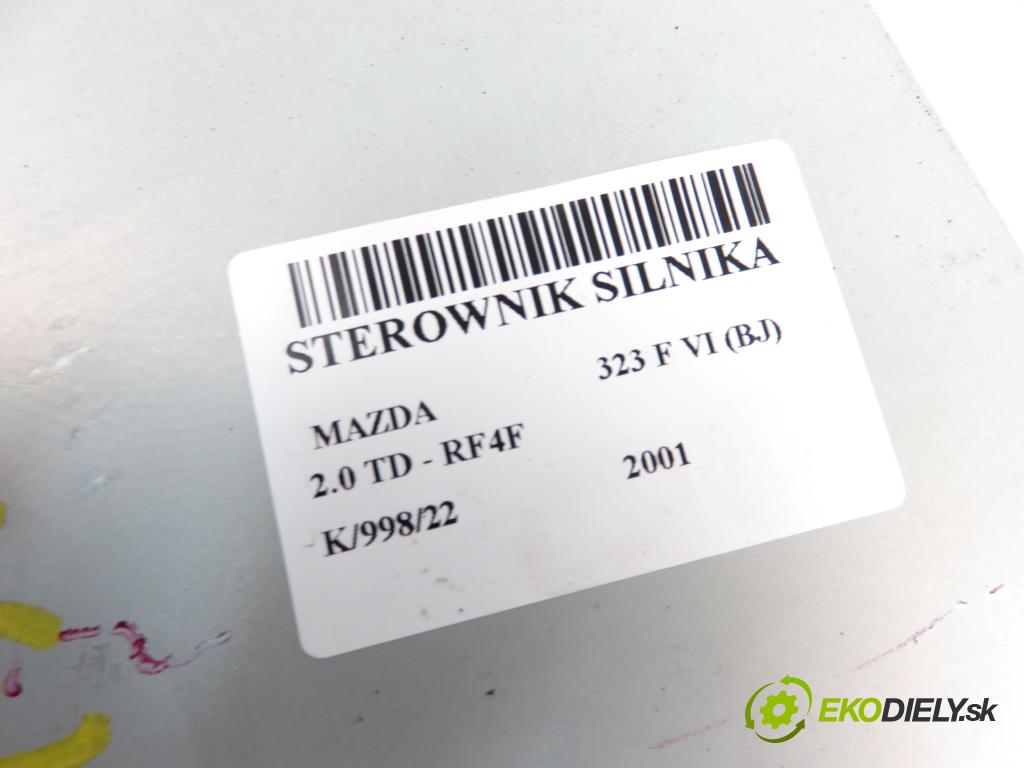 MAZDA 323 F VI (BJ) HB 2001 1998,00 Sterowniki silnika 1998,00 Riadiaca jednotka Motor RF4S18881C;2758005792