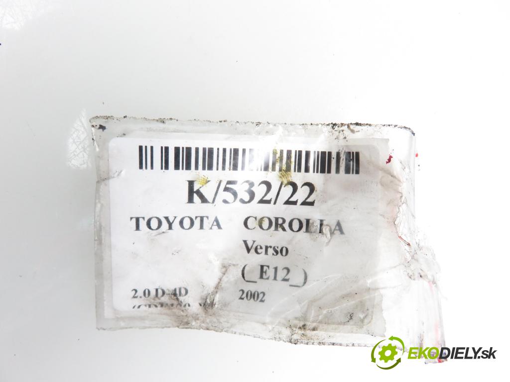 TOYOTA COROLLA Verso (_E12_) MINIVAN 2002 1995,00 Pozostałe 1995,00 Snímač váhy vzduchu 8967221020 (Snímače)