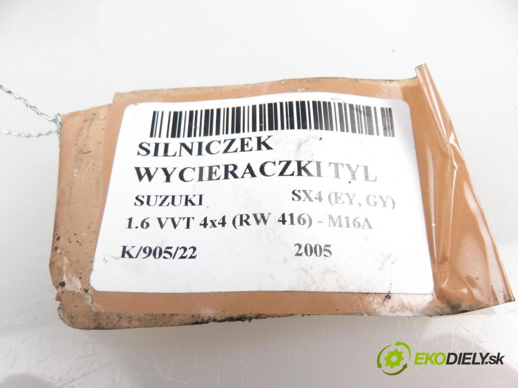 SUZUKI SX4 (EY, GY) CROSSOVER 2005 1586,00 Silniki wycieraczek 1586,00 Motorček stierače ZADNÉ: 