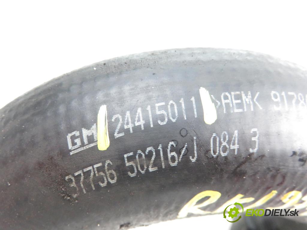 OPEL SIGNUM HB 2003 2172,00 Przewody chłodnic powietrza 2172,00 Rúra intercoolera turba 24415011