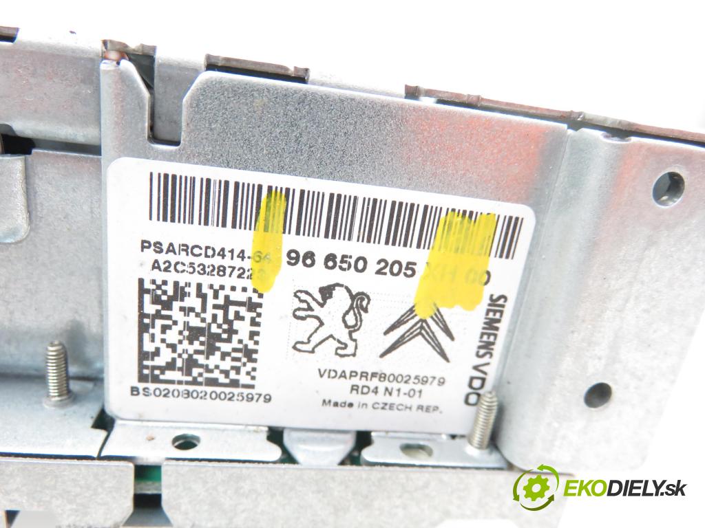 PEUGEOT 308 (4A_, 4C_) HB 2008 1560,00 Radioodtwarzacze 1560,00 RADIO CD 96650205