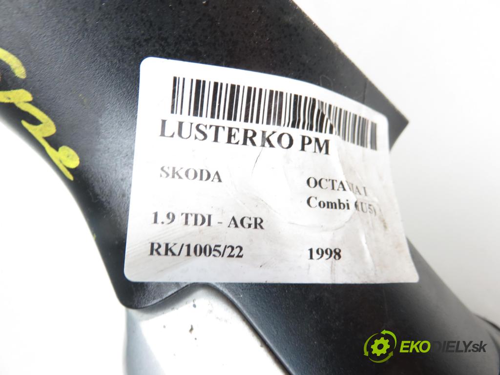 SKODA OCTAVIA I Combi (1U5) KOMBI 1998 66,00 1.9 TDI - AGR 1896,00 Spätné zrkadlo 