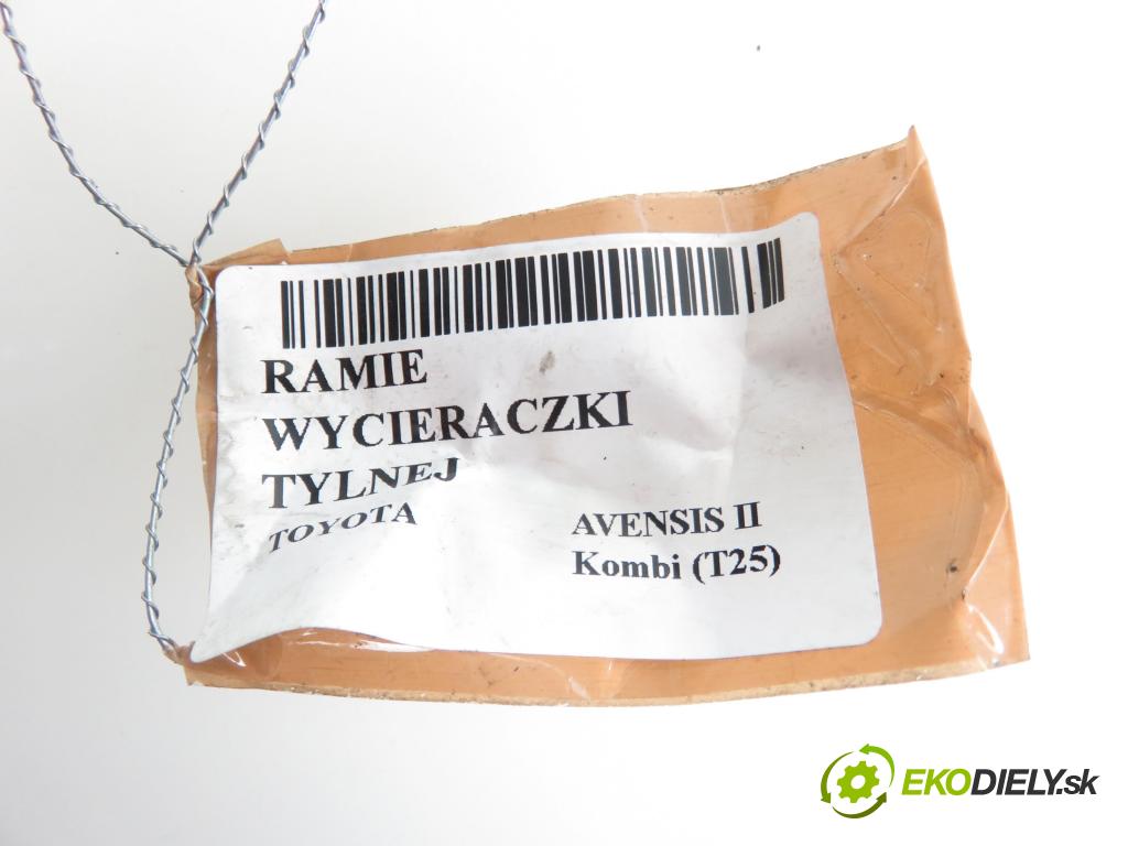 TOYOTA AVENSIS Kombi (_T25_) KOMBI 2006 2231,00 Ramiona wycieraczek 2231,00 RAMENO: stěrače zadní část