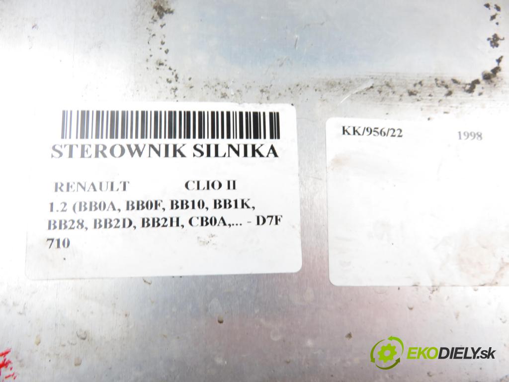 RENAULT CLIO II (BB_, CB_) HB 1998 1149,00 Sterowniki silnika 1149,00 Riadiaca jednotka Motor 7700868294;8200031656;8200033337