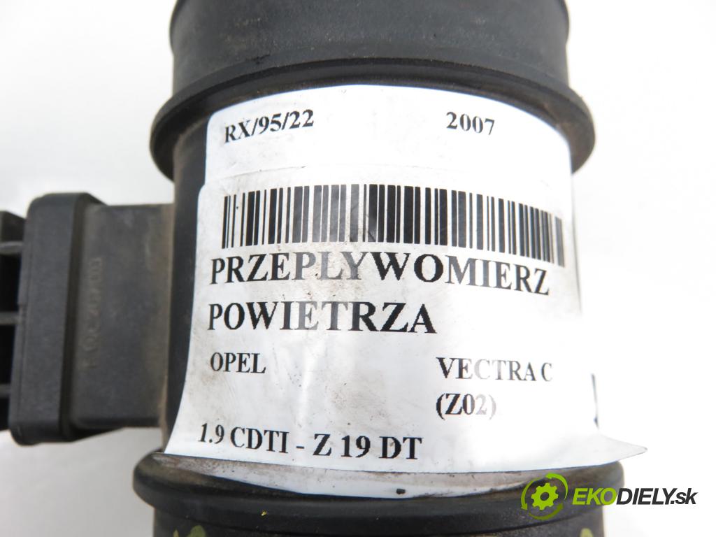 OPEL VECTRA C (Z02) LIFTBACK 2007 1910,00 Przepływomierze 1910,00 váha vzduchu vzduchu 0281002618;55350048