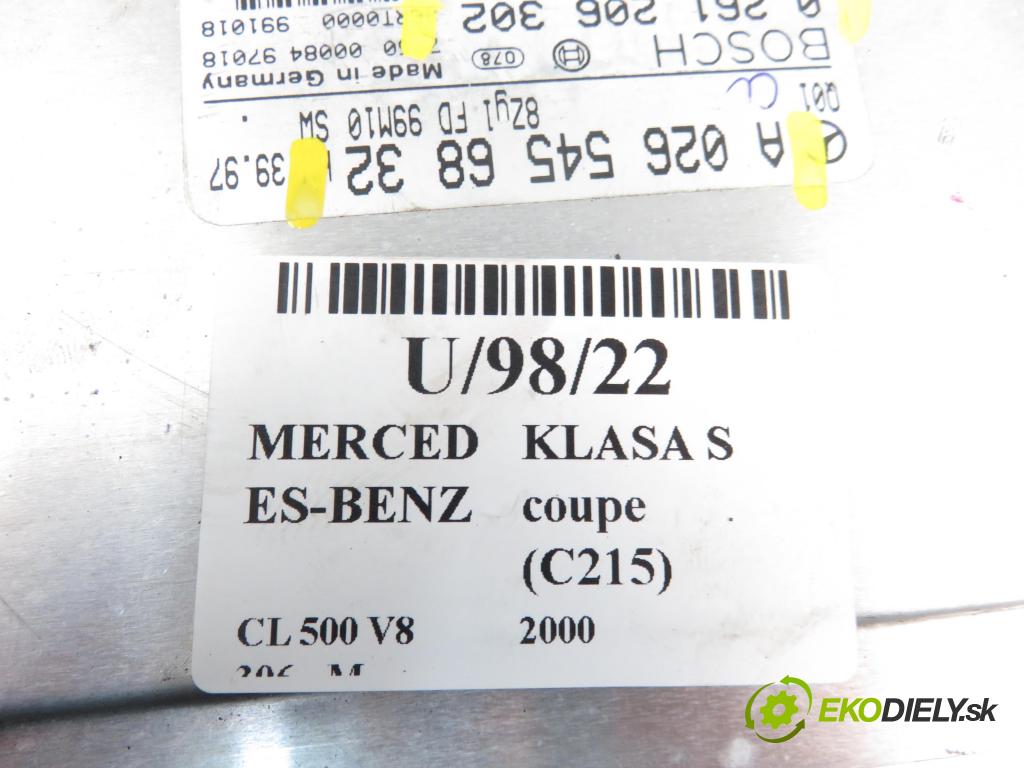 MERCEDES-BENZ KLASA S coupe (C215) COUPE 2000 4966,00 Sterowniki silnika 4966,00 Riadiaca jednotka Motor A0265456832