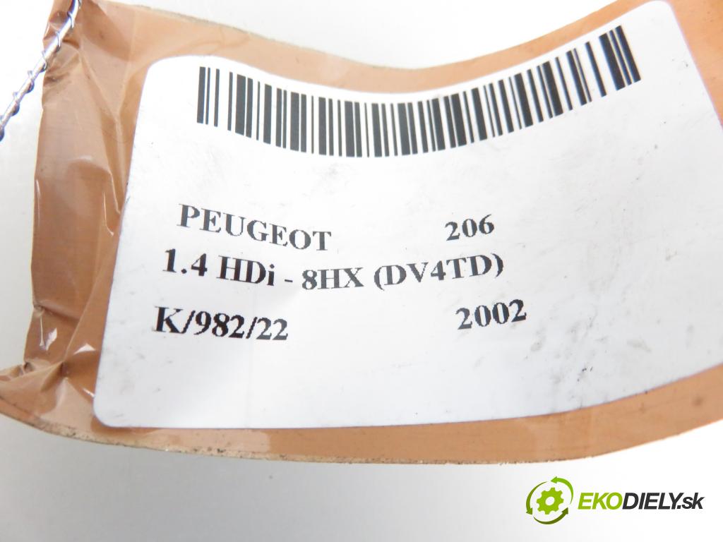 PEUGEOT 206 liftback (2A/C) HB 2002 1398,00 Stacyjki 1398,00 spinačka  (Spínacie skrinky a kľúče)