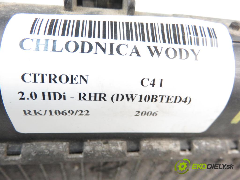 CITROEN C4 I (LC_) HB 2006 1997,00 Chłodnice wody 1997,00 chladič vody 9646577680