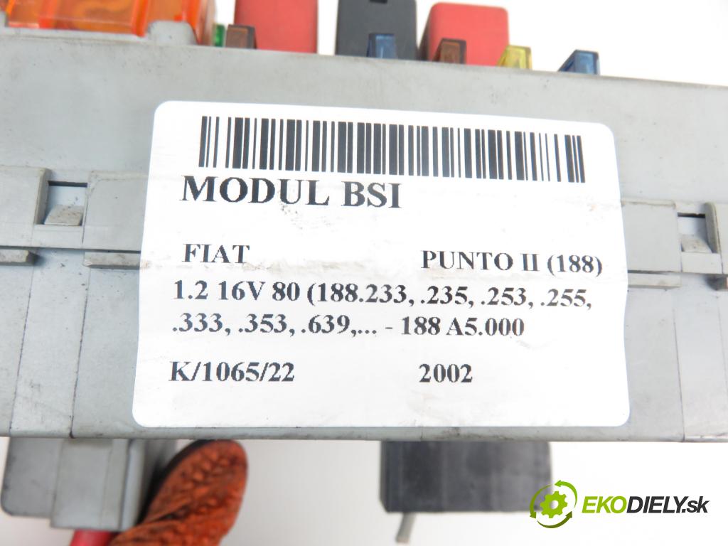 FIAT PUNTO (188_) HB 2002 1242,00 Skrzynki bezpieczników 1242,00 MODUL BSI 46778440