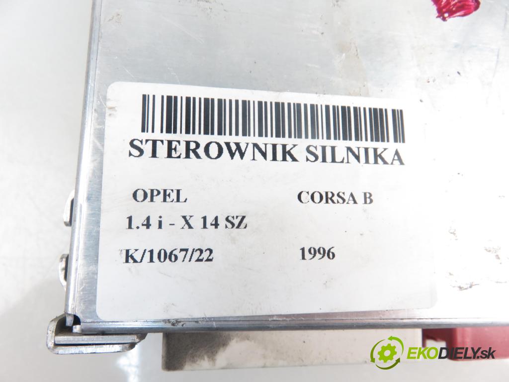 OPEL CORSA B (S93) HB 1996 1389,00 Sterowniki silnika 1389,00 Riadiaca jednotka Motor 16242319