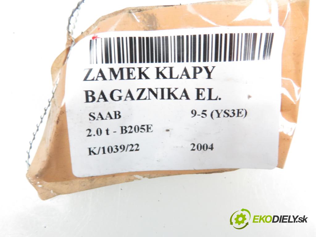 SAAB 9-5 (YS3E) SEDAN 2004 1985,00 Zamki 1985,00 zámok dveří kufr MAN: