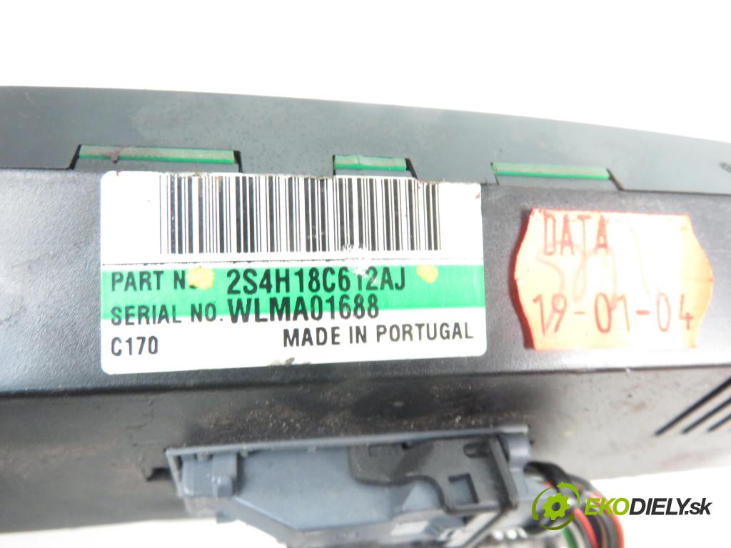 FORD FOCUS (DAW, DBW) HB 2004 1753,00 Panele sterowania, przełączniki 1753,00 Panel kúrenia KLIMATRONIK 2S4H18C612AJ