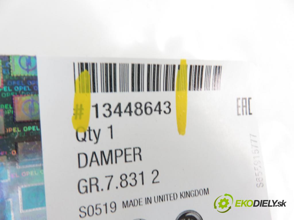 OPEL ASTRA K KOMBI 2018 1598,00 Absorbery 1598,00 ABSORBER nárazníka 13448643