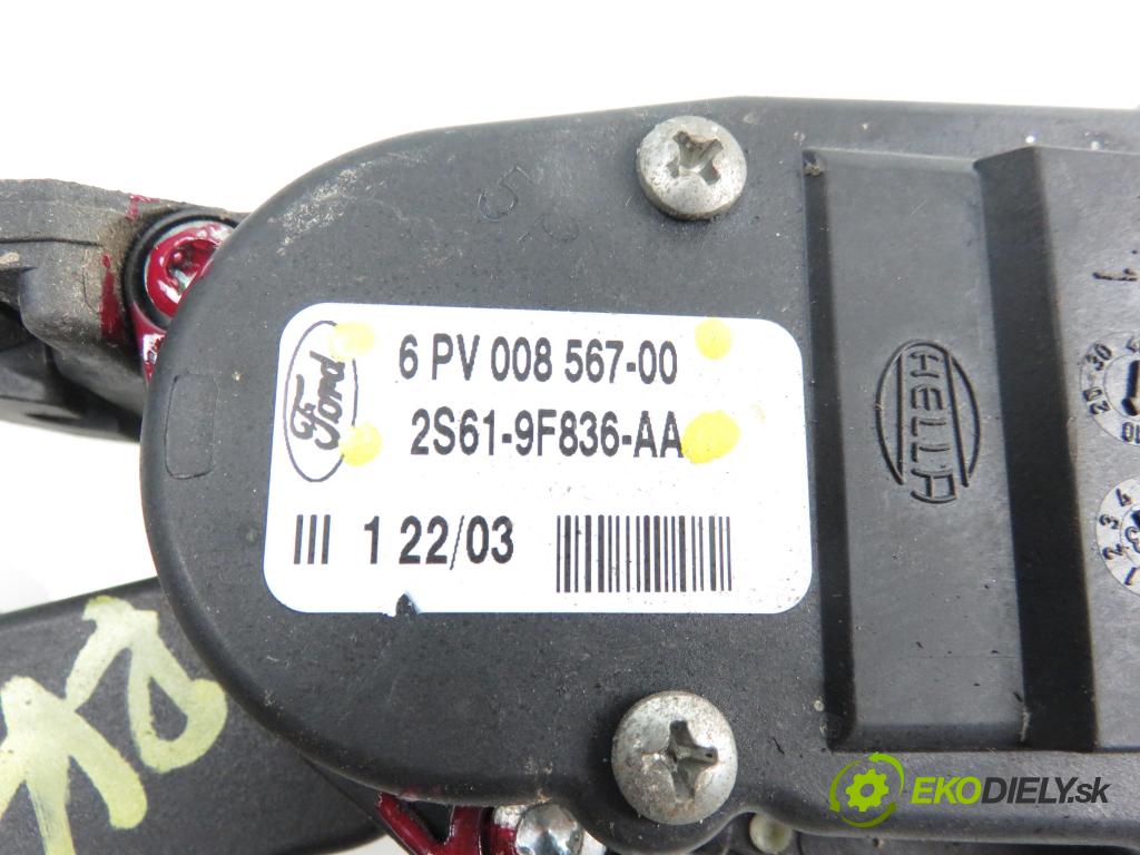 FORD FUSION (JU_) HB 2003 1388,00 Pozostałe 1388,00 Potenciometer plynového pedálu 6PV00856700;2S619F836AA (Pedále)