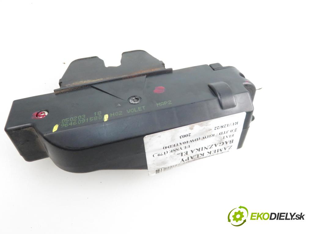 FIAT ULYSSE (179_) MINIVAN 2003 1997,00 Zamki 1997,00 zámok dveří kufr EL. 9646091580