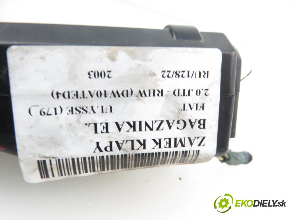 FIAT ULYSSE (179_) MINIVAN 2003 1997,00 Zamki 1997,00 zámok dveří kufr EL. 9646091580