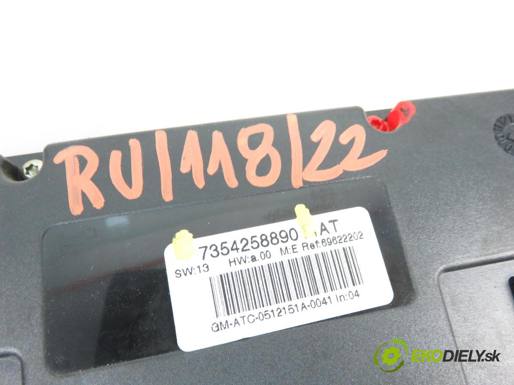 FIAT CROMA (194_) KOMBI 2006 1910,00 Panele sterowania, przełączniki 1910,00 Panel kúrenia KLIMATRONIK 7354258890