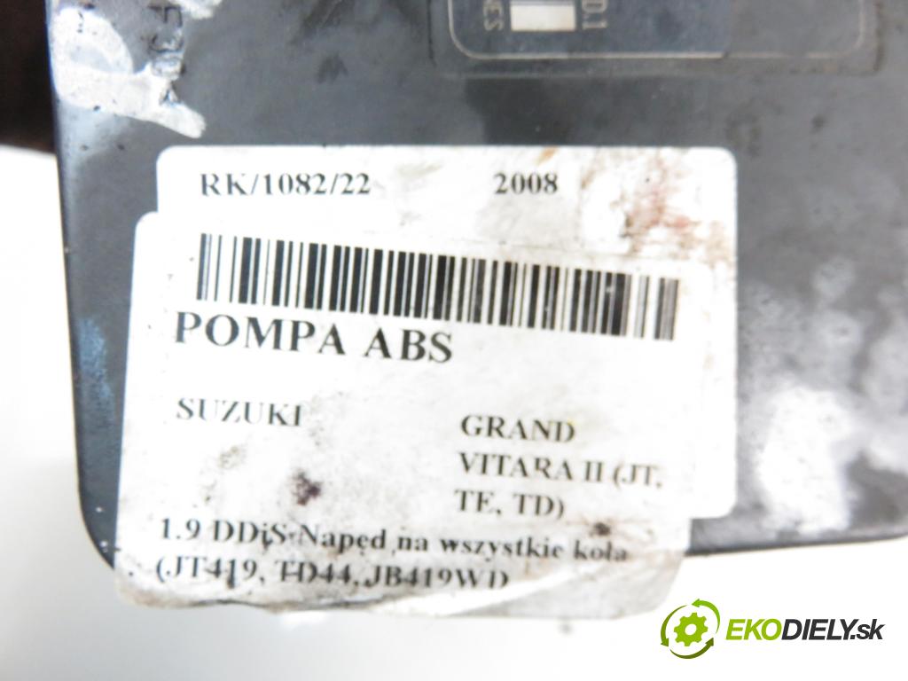 SUZUKI GRAND VITARA II (JT, TE, TD) SUV 2008 1870,00 Sterowniki ABS 1870,00 Pumpa ABS 06210907823;0621900839A (Pumpy ABS)