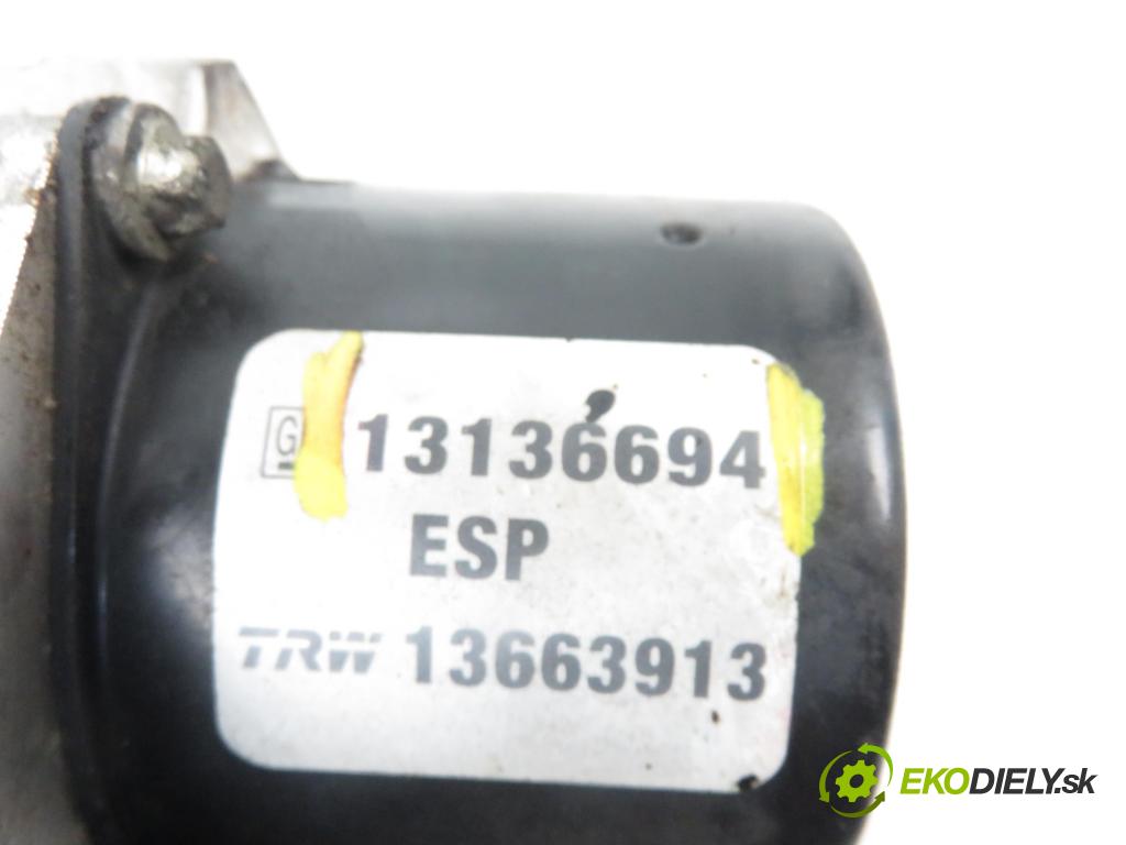 OPEL VECTRA C Kombi (Z02) KOMBI 2005 1910,00 Sterowniki ABS 1910,00 Pumpa ABS 13663913; 13136694 (Pumpy ABS)