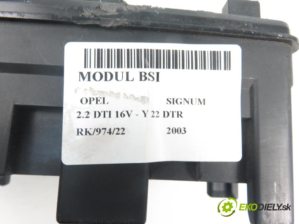 OPEL SIGNUM HB 2003 2172,00 Skrzynki bezpieczników 2172,00 MODUL BSI 13144710