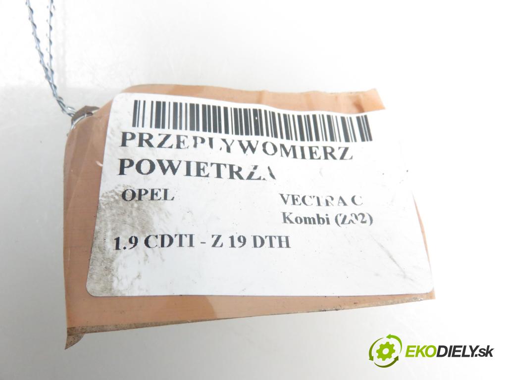 OPEL VECTRA C Kombi (Z02) KOMBI 2006 1910,00 Przepływomierze 1910,00 váha vzduchu vzduchu F00C2G7003;55350048ㅤ