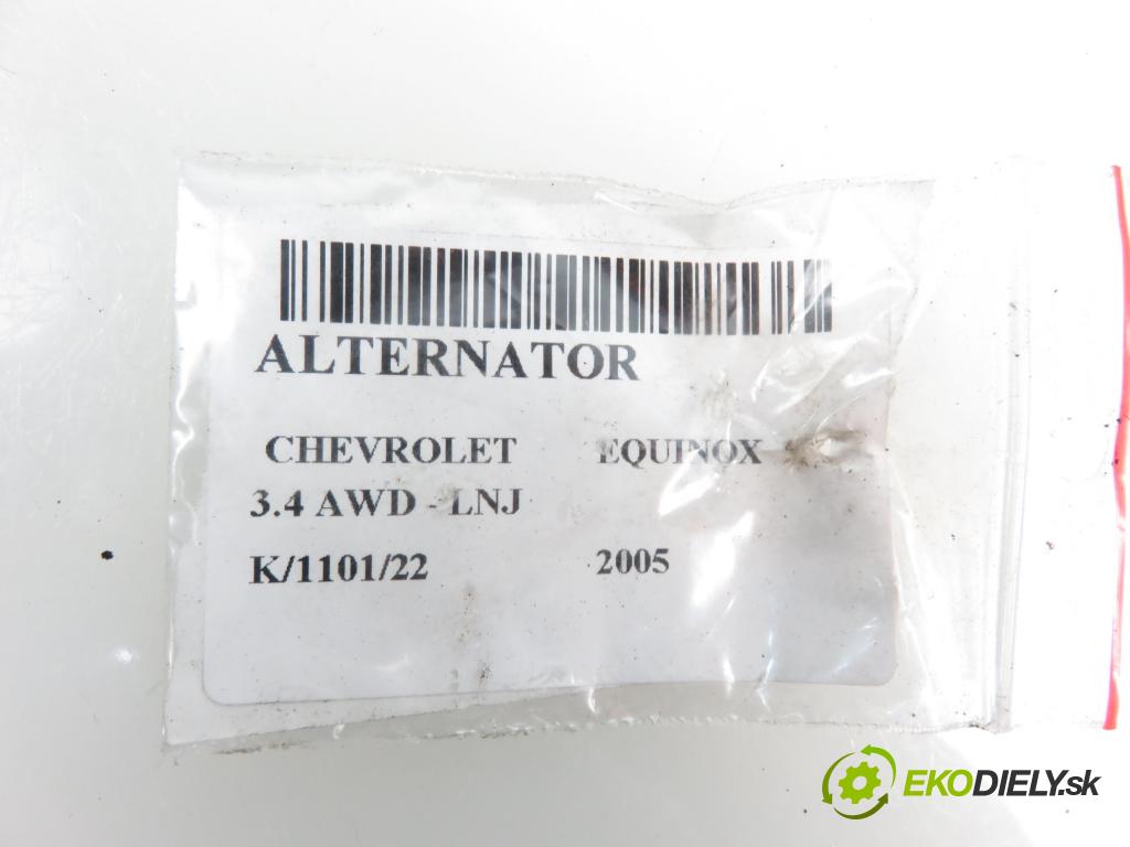 CHEVROLET EQUINOX SUV 2005 138,00 3.4 AWD - LNJ 3350,00 Alternátor 10356804 (Alternátor)
