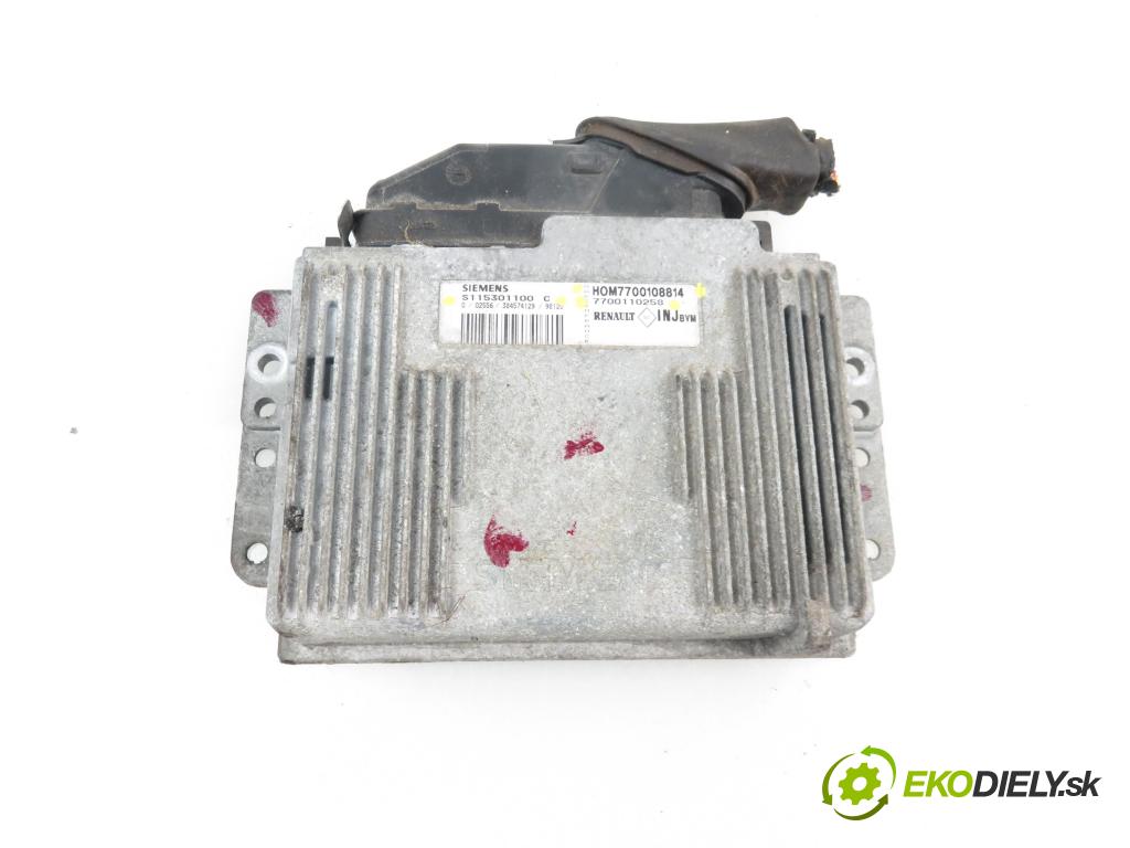 RENAULT CLIO II (BB_, CB_) HB 1998 1390,00 Sterowniki silnika 1390,00 Riadiaca jednotka Motor S115301100C;HOM7700108814;7700110258