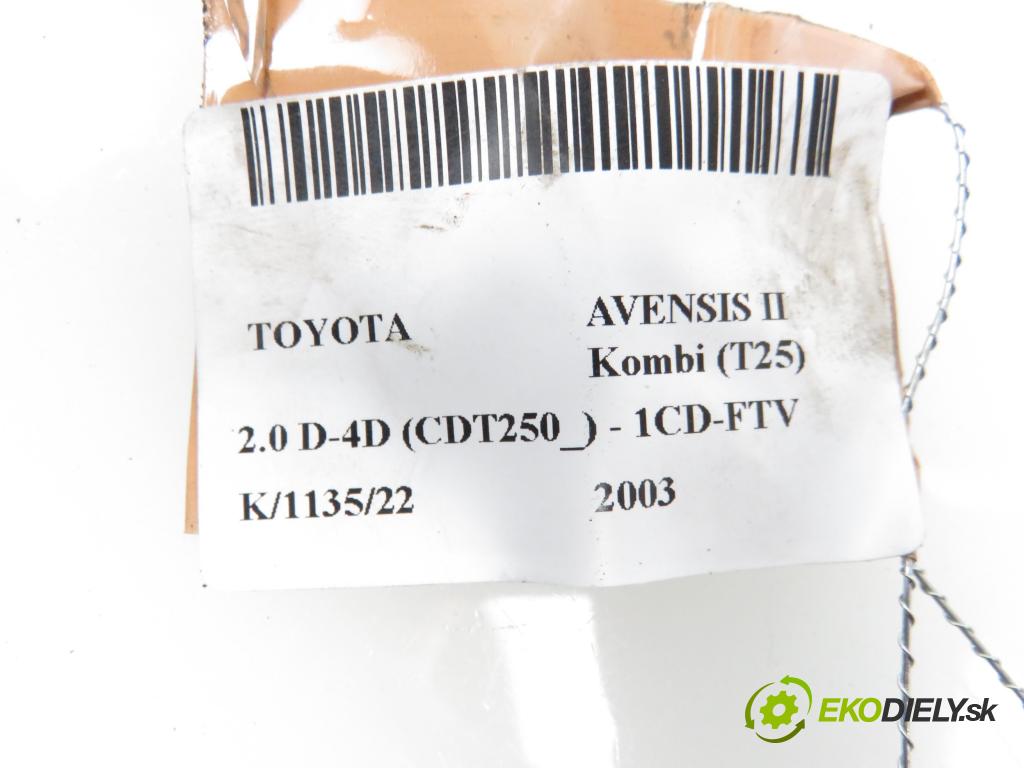 TOYOTA AVENSIS Kombi (_T25_) KOMBI 2003 1995,00 Silniki wycieraczek 1995,00 Motorček stieračov predný 1592006410;8511005060