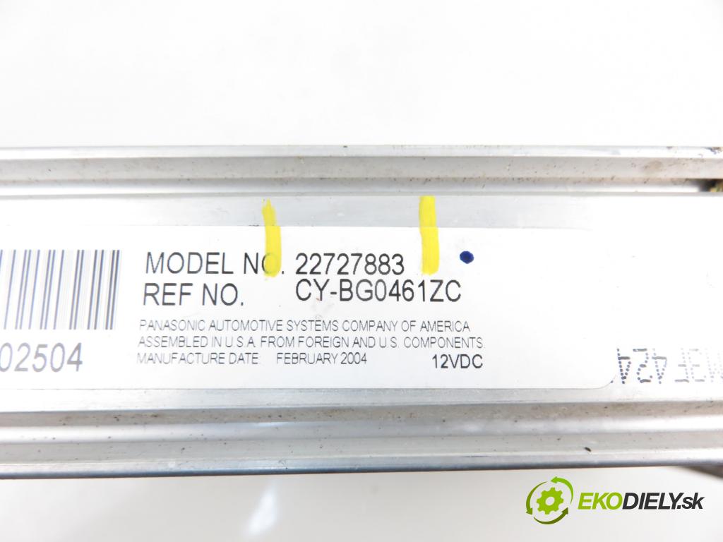 CHEVROLET EQUINOX SUV 2005 3350,00 Wzmacniacze 3350,00 Zosilňovač 22727883 (Zosilňovače)