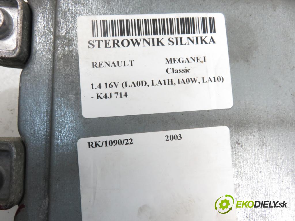 RENAULT MEGANE I Classic (LA0/1_) SEDAN 2003 1390,00 Sterowniki silnika 1390,00 Riadiaca jednotka Motor S110140000A;8200298164