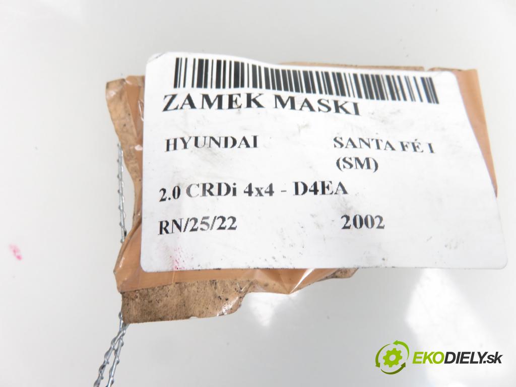 HYUNDAI SANTA FÉ I (SM) SUV 2002 1991,00 Zamki 1991,00 zámok kapoty