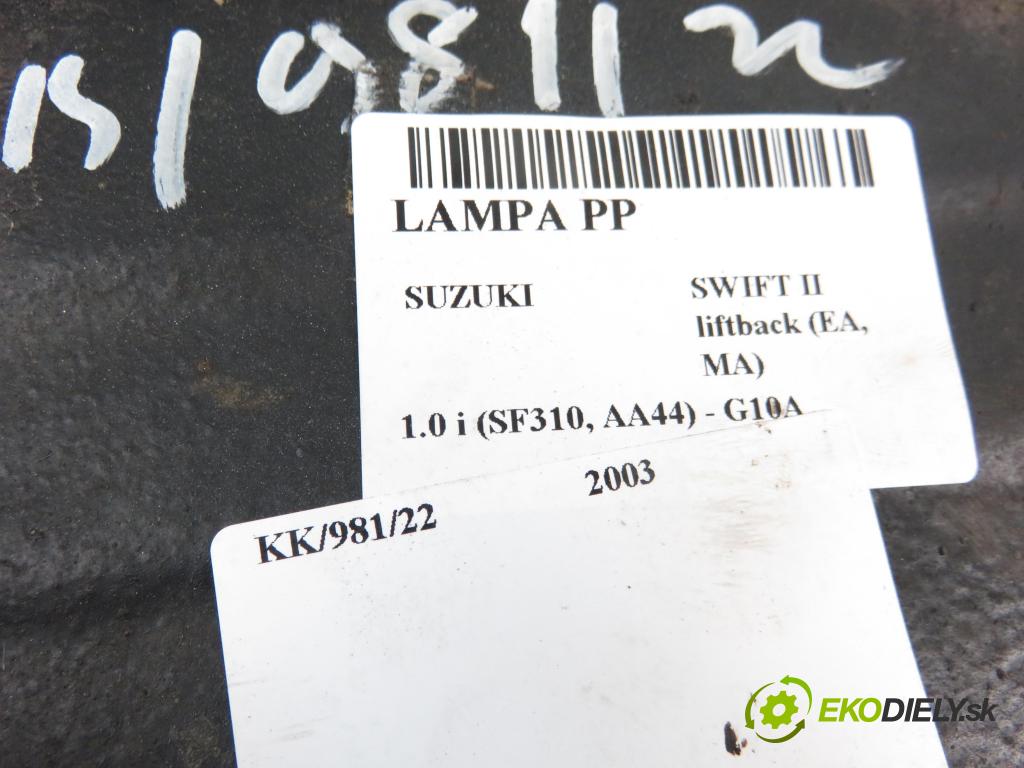 SUZUKI SWIFT II liftback (EA, MA) HB 2003 993,00 Lampy przednie 993,00 Svetlo PP