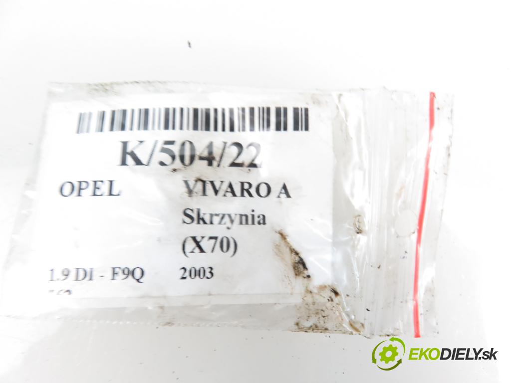 OPEL VIVARO A Skrzynia (X70) FURGON 2003 1870,00 Pozostałe 1870,00 řemenice vačky VAČKOVÁ HŘÍDEL: 111951